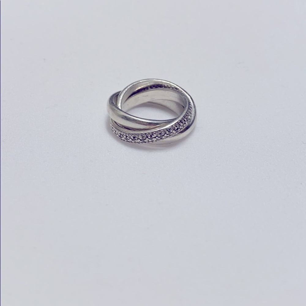 Sterling Silver Interlocking Rings - Picture 5 of 8